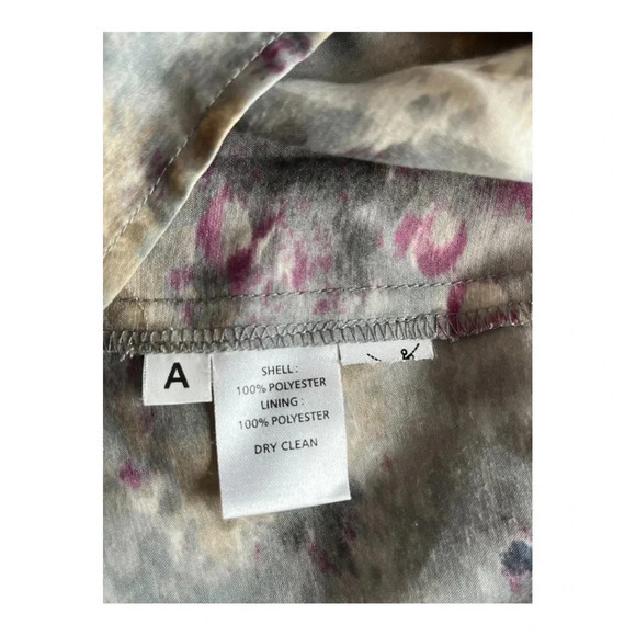 ANN TAYLOR LOFT PETITES‎ WATERCOLOR FLORAL SLEEVELESS DRESS SIZE 00P. - Picture 6 of 6